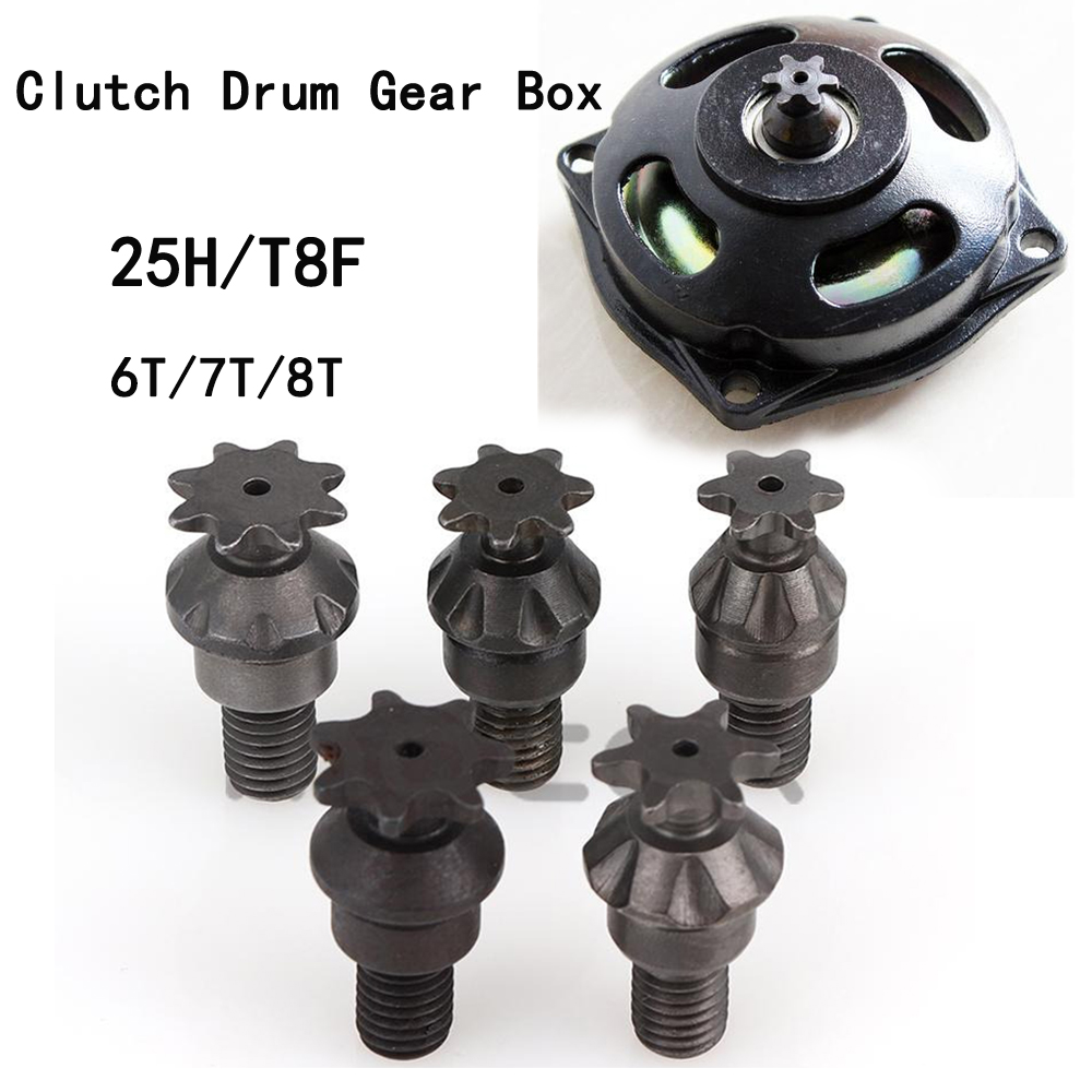 Sprocket Chain - 25H T8F 6/7/8 zębów bęben sprzęgła