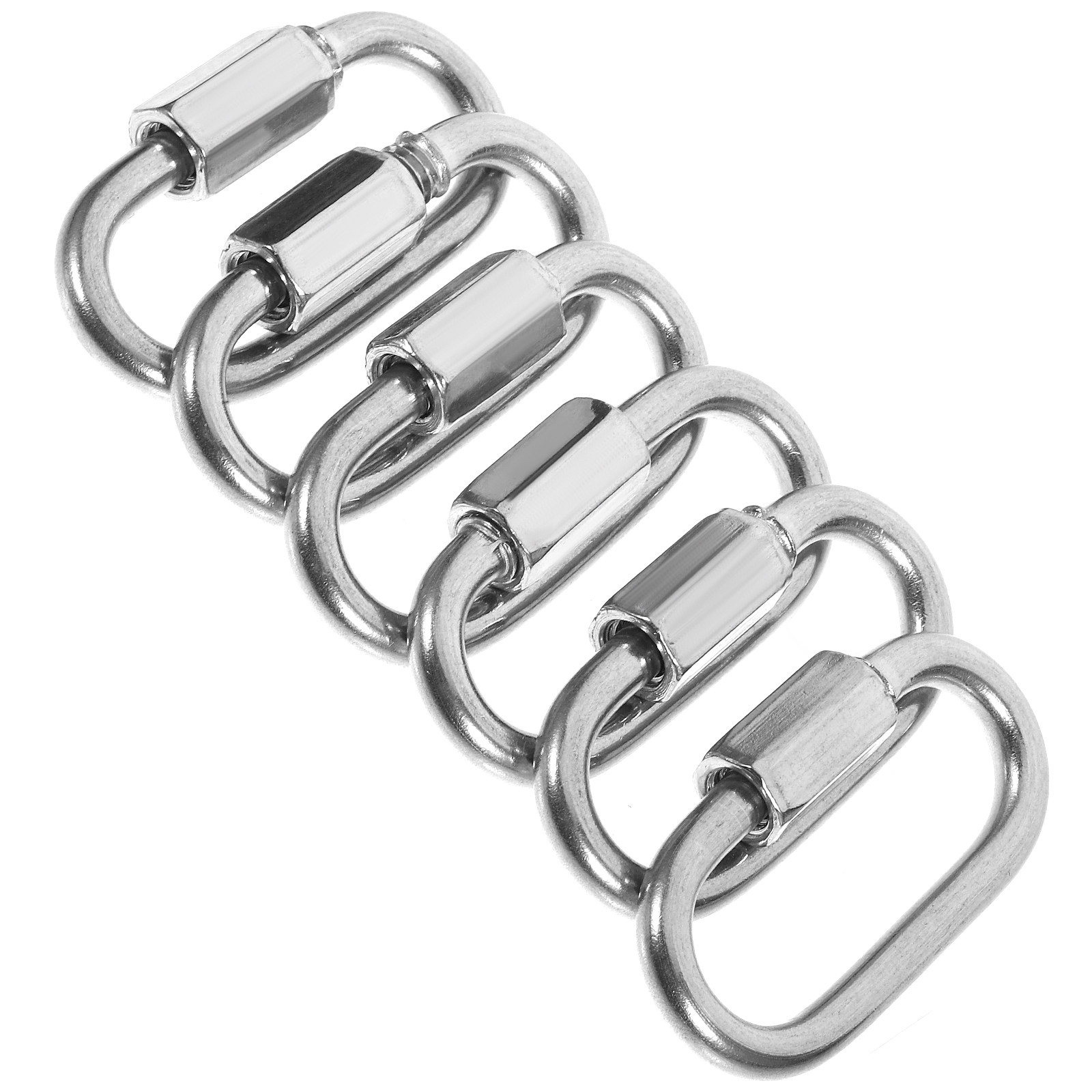 Steel Chain - 6 sztuk – szybkozłączki do łańcuchów