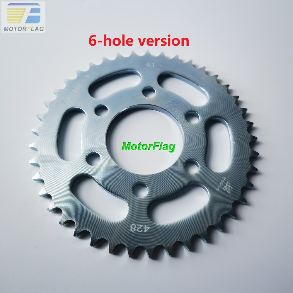 428 Chain - Tylna zębatka łańcuchowa 428-41T (nowy typ,