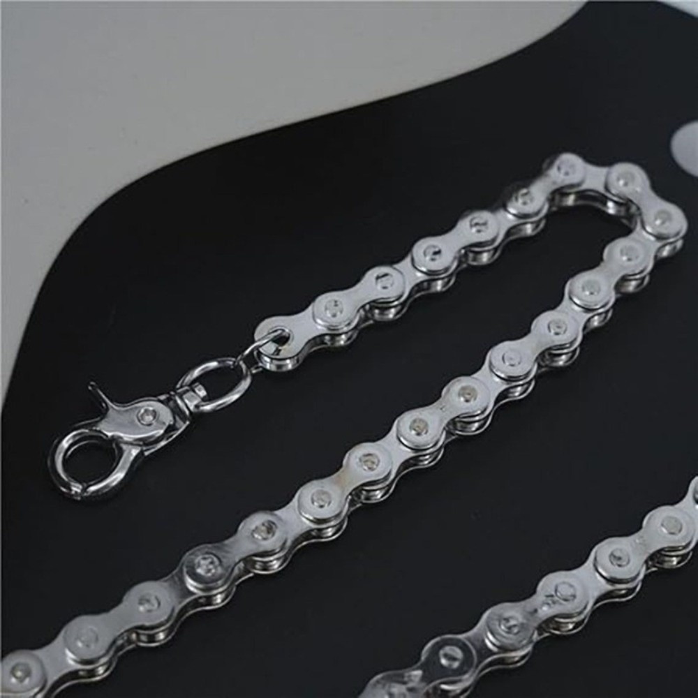 Srebrny łańcuch do noszenia w  – Bicycle Chain recenzja i cena