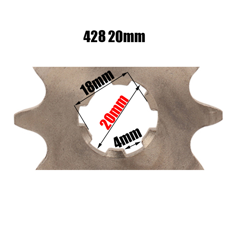 10T ząb 428 ID 17mm /20mm prze – 428 Chain recenzja i cena